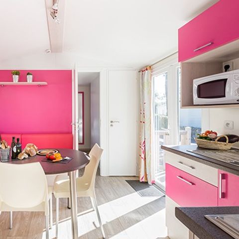 MOBILHOME 4 personnes - Comfort XL | 2 Ch. | 4 Pers. | Terrasse surélevée | TV