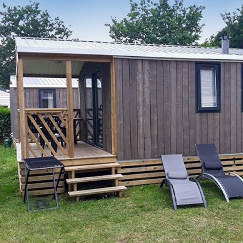MOBILHOME 4 personnes - Confort | 2 chambres | 4 pers. | Terrasse simple | 1 salle de bain | Climatisation | TV