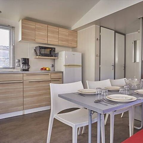 MOBILHOME 6 personnes - Mobil-home | Premium | 3 Ch. | 6 Pers. | Terrasse surélevée | Clim.
