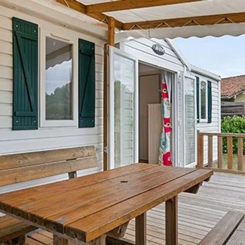MOBILHOME 6 personnes - Comfort XL | 3 Ch. | 6 Pers. | Terrasse surélevée