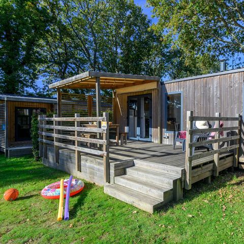MOBILHOME 4 personnes - Ultimate | 2 Ch. | 4 Pers. | Terrasse surélevée | Clim. | TV