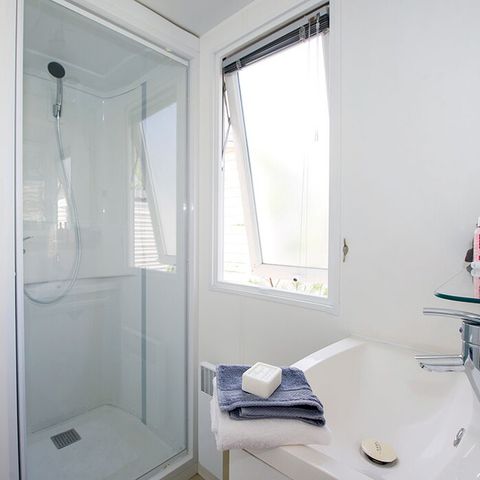 MOBILHOME 4 personnes - Mobil-home | Premium Azure | 2 Ch. | 4 Pers. | Terrasse surélevée | Clim. | TV