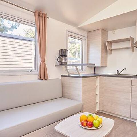 MOBILHOME 6 personnes - Premium | 3 Ch. | 6 Pers. | Terrasse surélevée