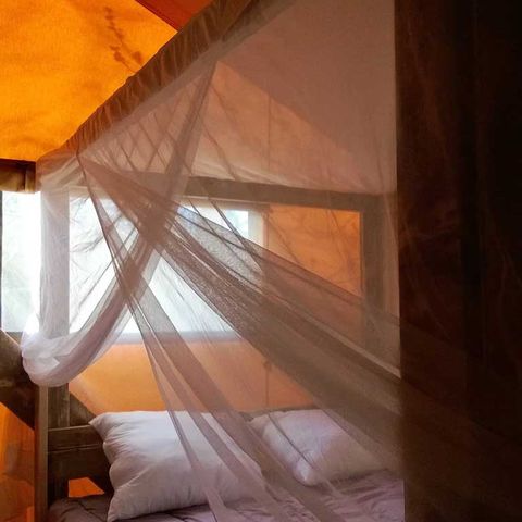 TENTE TOILE ET BOIS 5 personnes - LUXURY LODGE