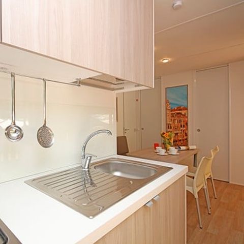 MOBILHOME 6 personnes - Comfort XL | 3 Ch. | 6 Pers. | Terrasse Couverte | 2 SDB | Clim.
