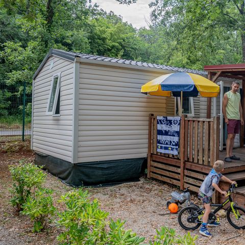 MOBILHOME 4 personnes - Comfort | 2 Ch. | 4 Pers. | Terrasse surélevée | Clim.