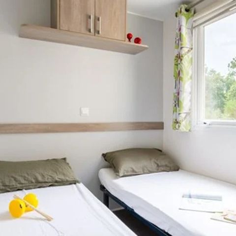 MOBILHOME 6 personnes - Comfort | 3 Ch. | 6 Pers. | Terrasse surélevée | Clim.