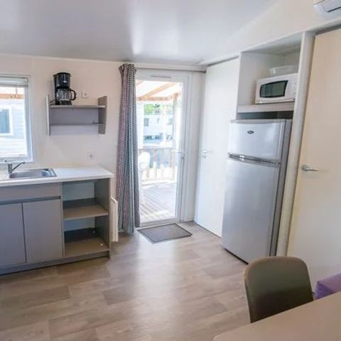 MOBILHOME 6 personnes - Comfort | 3 Ch. | 6 Pers. | Terrasse surélevée | Clim.