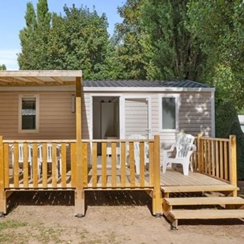 MOBILHOME 5 personnes - Comfort | 2 Ch. | 5 Pers. | Terrasse surélevée | Clim.