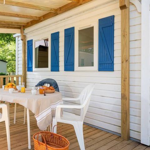 BUNGALOW 4 personnes - Mobil-home | Classic | 2 Ch. | 4 Pers. | Terrasse surélevée