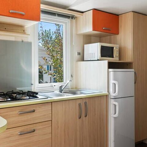 BUNGALOW 4 personnes - Mobil-home | Comfort | 2 Ch. | 4 Pers. | Terrasse surélevée