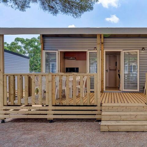 MOBILHOME 4 personnes - Mobil-home | Comfort | 2 Ch. | 4 Pers. | Terrasse surélevée | Clim.