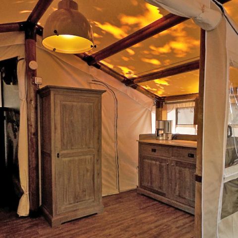 TENTE TOILE ET BOIS 5 personnes - SunLodge Jungle