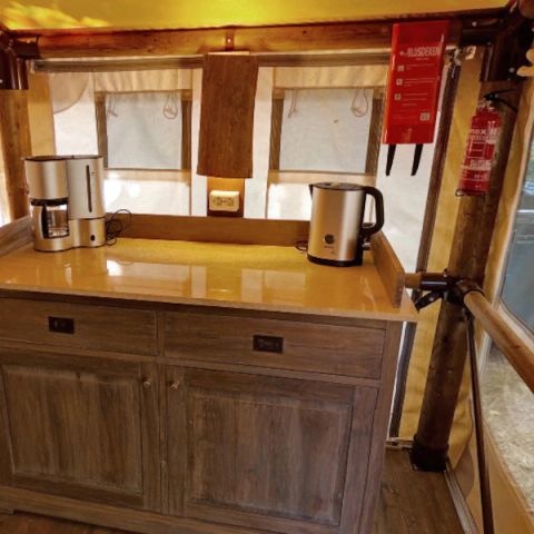 TENTE TOILE ET BOIS 5 personnes - SunLodge Jungle