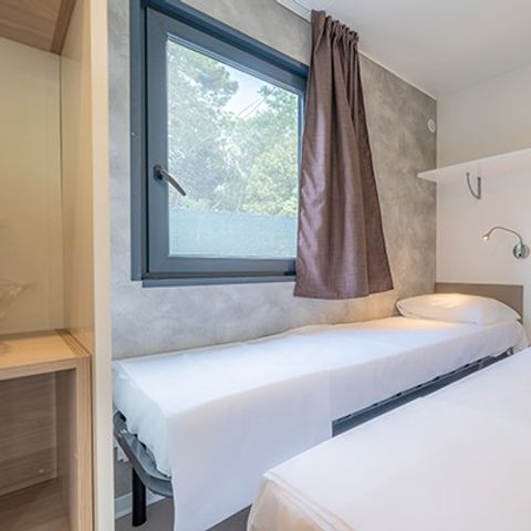 MOBILHOME 4 personnes - Comfort | 2 Ch. | 4 Pers. | Terrasse surélevée | Clim.