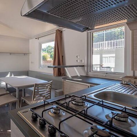 MOBILHOME 6 personnes - Comfort | 3 Ch. | 6 Pers. | Terrasse surélevée | Clim.