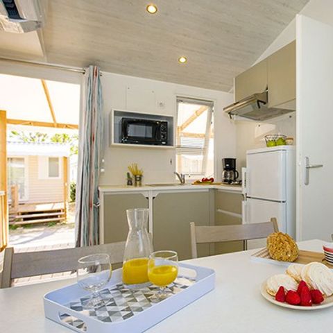 MOBILHOME 4 personnes - Comfort | 2 Ch. | 4 Pers. | Terrasse surélevée | Clim.