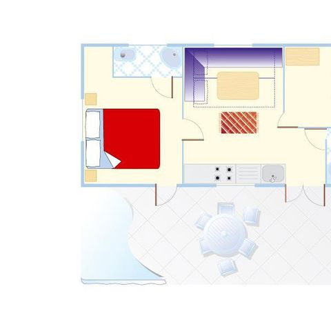 MOBILHOME 6 personnes - Mobile Home Joshua XL