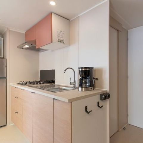 MOBILHOME 6 personnes - Comfort | 2 Ch. | 4/6 Pers. | Terrasse surélevée | Clim. 