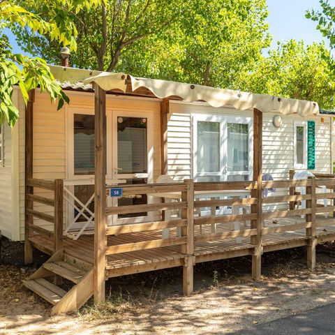 MOBILHOME 6 personnes - Mobil-home | Comfort | 2 Ch. | 4/6 Pers. | Terrasse surélevée | Clim.