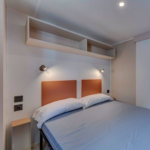 MOBILHOME 6 personnes - Comfort | 2 Ch. | 4/6 Pers. | Terrasse surélevée | Clim. | TV