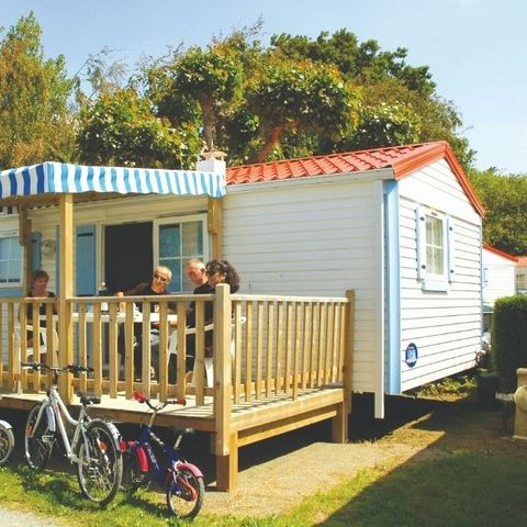 MOBILHOME 6 personnes - Mobil Home 2 ch 4/6 pl Terrasse semi-couverte TV sans Clim
