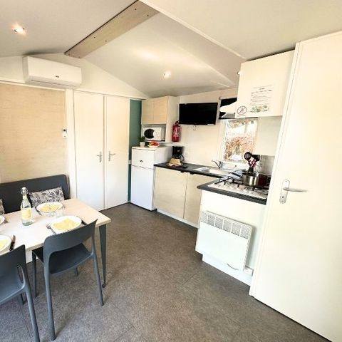 MOBILHOME 5 personnes - Select TV Clim Plancha - 2 Ch - 4 ad + 1enf -10ans