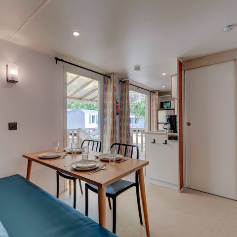 MOBILHOME 6 personnes - Mobil-home | Comfort | 3 Ch. | 6 Pers. | Terrasse surélevée | Clim.