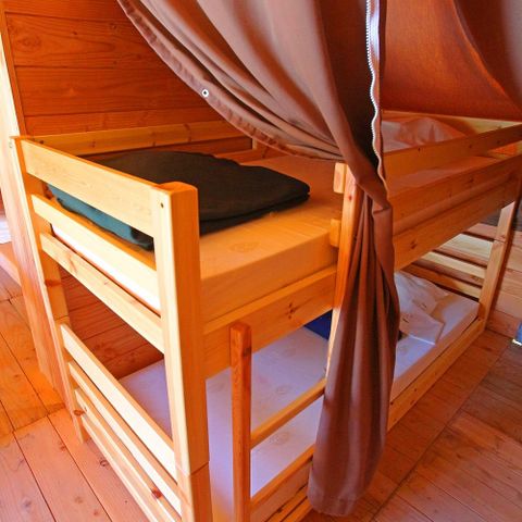 BUNGALOW 4 personnes - Tipi toilé 18m² - sans sanitaires