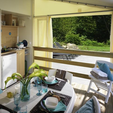MOBILHOME 4 personnes - Cottage Toilé 21m² - sans sanitaire