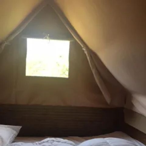 TENTE TOILE ET BOIS 2 personnes - Bivouac 6m² - sans sanitaires