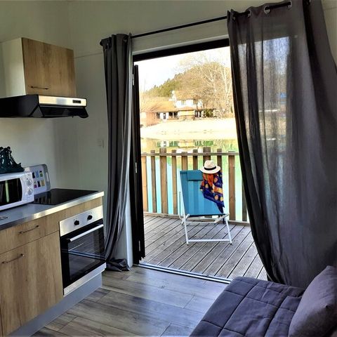 HÉBERGEMENT INSOLITE 2 personnes - Ciela Ilot Flottant - 1 chambre - Cuisine équipée – Salle de bain