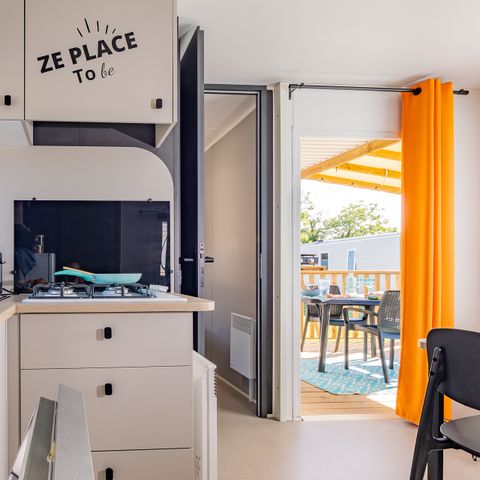 MOBILHOME 5 personnes - Mobil-home Cosy LV Plancha - 2 ch - 4 ad + 1 enf - 12 ans