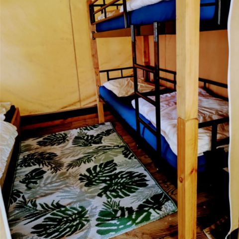 TENTE TOILE ET BOIS 5 personnes - Lodge Tente