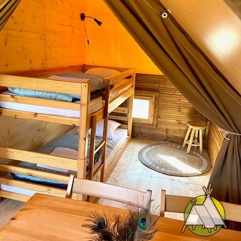 BUNGALOW TOILÉ 4 personnes - Bungalow Amazone à la nuitée