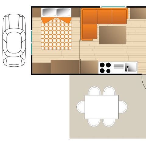 MOBILHOME 4 personnes - MAUI COMFORT