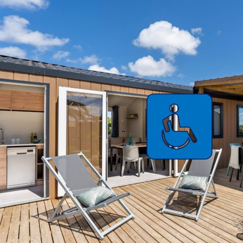 MOBILHOME 4 personnes - PREMIUM 2 chambres - PMR
