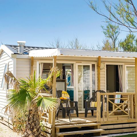 MOBILHOME 6 personnes - Mobil-home | Comfort XL | 2 Ch. | 4/6 Pers. | Terrasse surélevée | Clim.