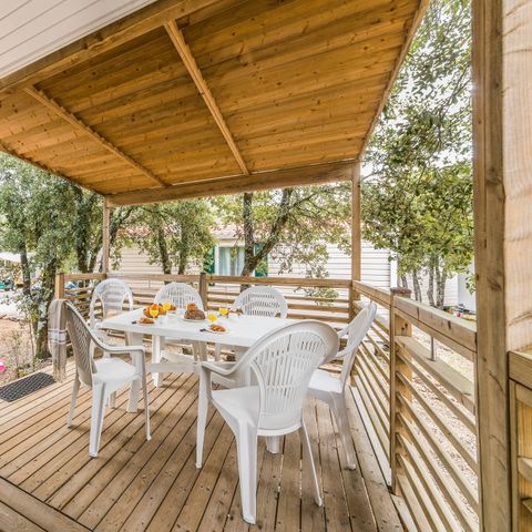 MOBILHOME 6 personnes - Mobil-home | Comfort | 3 Ch. | 6 Pers. | Terrasse simple | Clim.