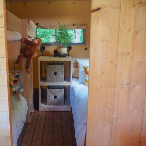 Tente en toile et en bois 5 personnes - Loubine