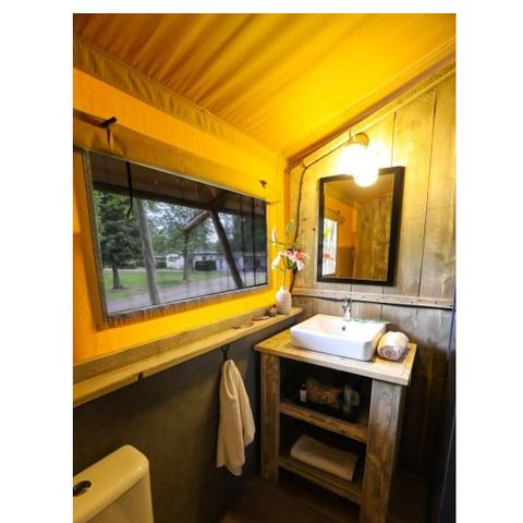 Tente en toile et en bois 5 personnes - Loubine