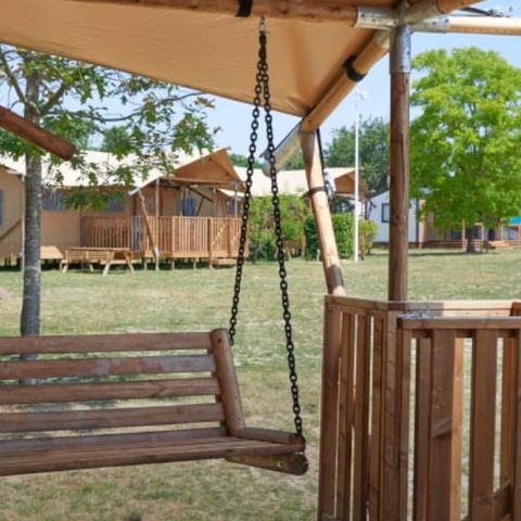 Tente en toile et en bois 6 personnes - Flétan