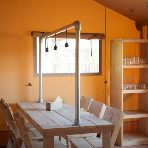 Tente en toile et en bois 6 personnes - Flétan
