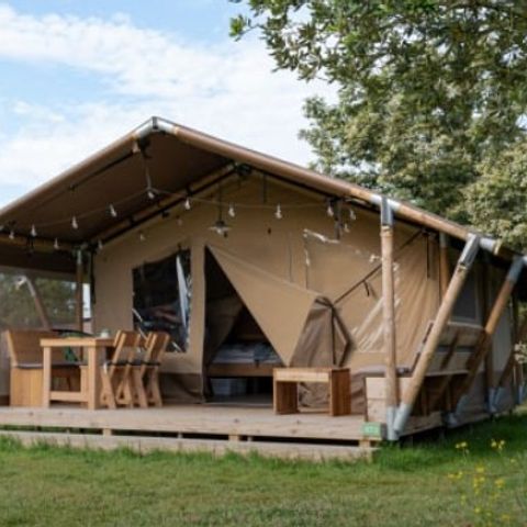 TENTE TOILE ET BOIS 5 personnes - Rouget