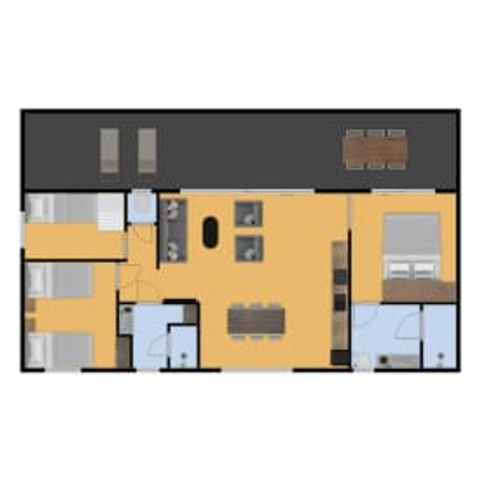 MOBILHOME 6 personnes - Cachalot