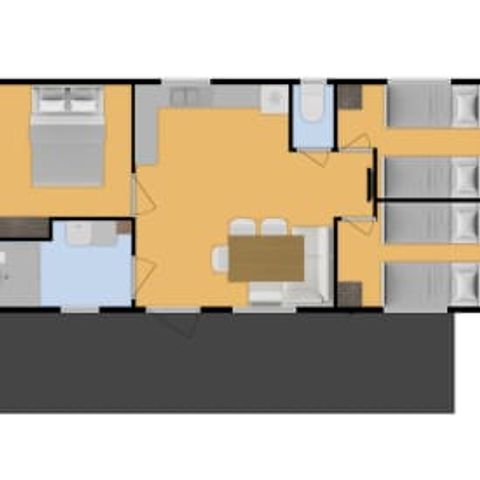 MOBILHOME 6 personnes - Mobil home Brochet