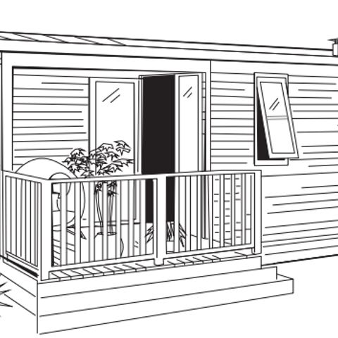 MOBILHOME 4 personnes - O'hara 784 TG