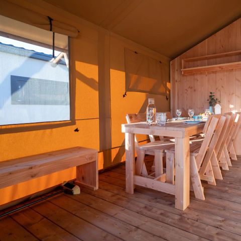 TENTE TOILE ET BOIS 5 personnes - SunLodge Taiga