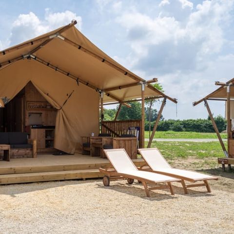 TENTE TOILE ET BOIS 5 personnes - SunLodge Taiga (ST5S)