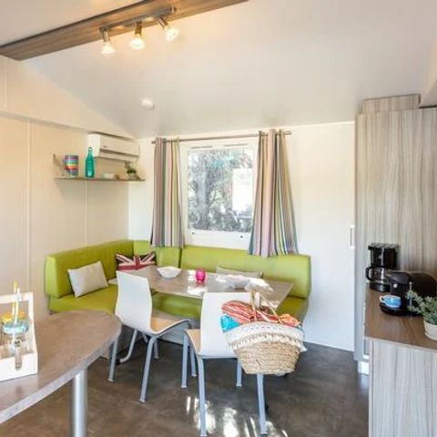 MOBILHOME 6 personnes - Mobil-home | Classic | 2 Ch. | 4/6 Pers. | Terrasse surélevée non couverte | Clim.